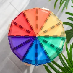 Clearance Boutiques de musées Coffret 30 pièces Tuiles magnétiques Géomètrie Rainbow - Connetix