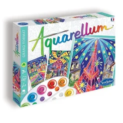 Boutiques de musées Loisirs Créatifs-Coffret Aquarellum - Paris by night