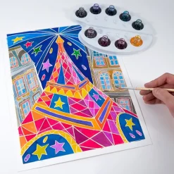 Boutiques de musées Loisirs Créatifs-Coffret Aquarellum - Paris by night