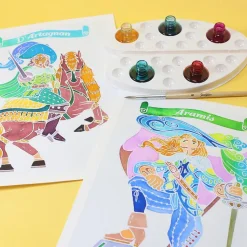 Boutiques de musées Loisirs Créatifs-Coffret Aquarellum Junior - Les Trois Mousquetaires
