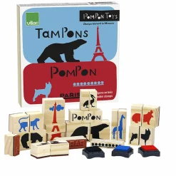 Clearance Boutiques de musées Coffret de 23 Tampons en bois François Pompon - Pompon Toys
