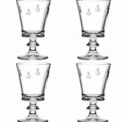 Online Boutiques de musées Coffret de 4 verres à vin Abeille - Transparent
