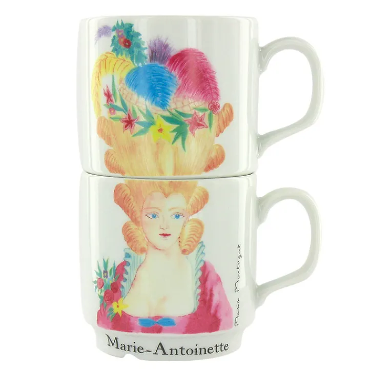 Boutiques de musées Art De La Table-Coffret de deux mugs Bonjour Versailles