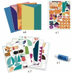 Boutiques de musées Loisirs Créatifs-Collages et stickers Diego Lizan inspiré par Pablo Picasso - Djeco