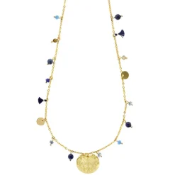 Boutiques de musées Colliers Et Pendentifs-Collier à pampilles bleu turquoise Nymphéa - Les Cleias