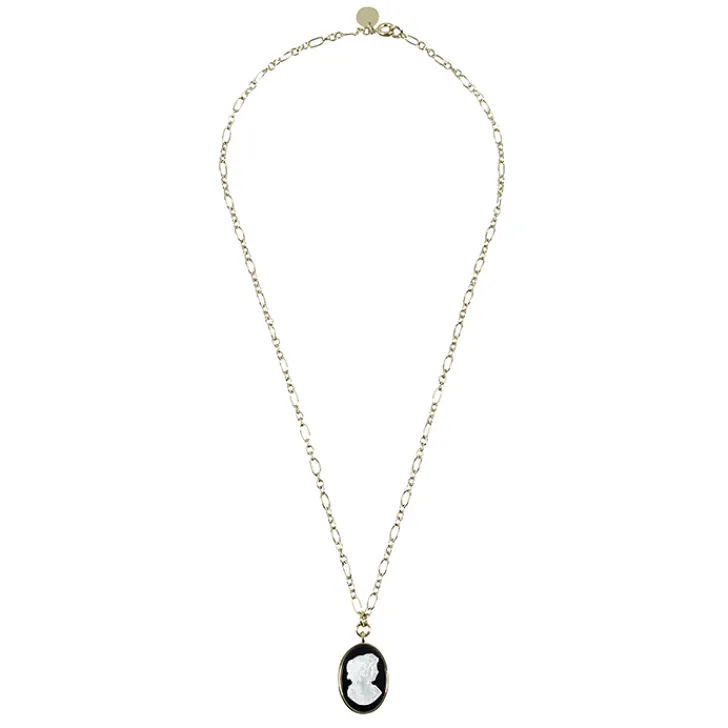 Discount Boutiques de musées Collier Camée Flore