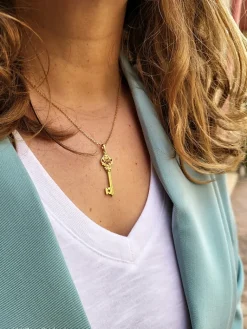 Sale Boutiques de musées Collier plaqué or Clef de la Chapelle royale