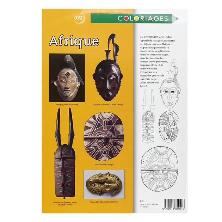 Boutiques de musées Coloriages Afrique