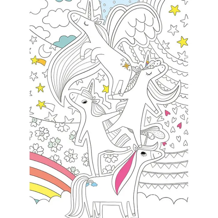 Boutiques de musées Loisirs Créatifs|Livres Jeunesse-Coloriages Fabuleuses licornes
