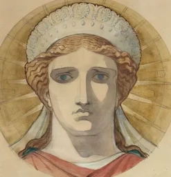 Hot Boutiques de musées Comptoir d'Escompte : frise supérieure de la façade : Europa (toiles sur châssis)