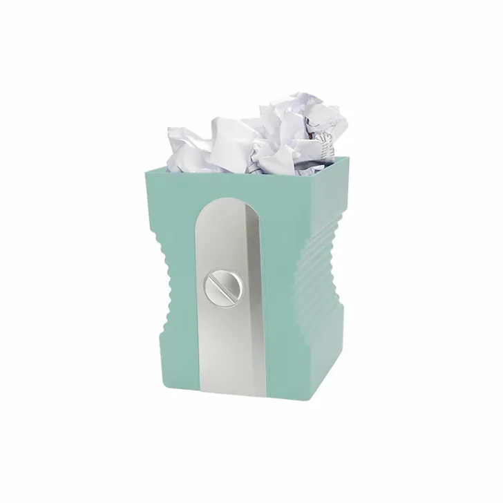 Boutiques de musées Design|Art De La Maison-Corbeille à papier Taille-crayon Turquoise - Balvi