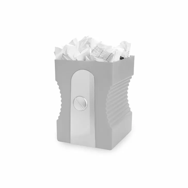 Boutiques de musées Accessoires De Bureau-Corbeille à papier Taille-crayon Gris - Balvi