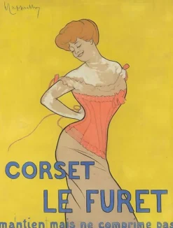 Clearance Boutiques de musées Corset le Furet (affiches d'art encadrées)