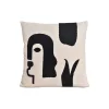 Boutiques de musées Art De La Maison-Coussin Art Noir 40x40cm