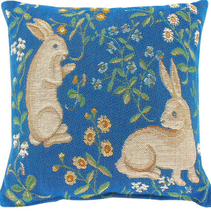 Online Boutiques de musées Coussin Lapin - Bleu