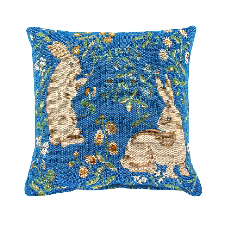 Online Boutiques de musées Coussin Lapin - Bleu