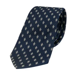 Homme Boutiques de musées Accessoires Homme-Cravate Fleurs de lys - Bleu