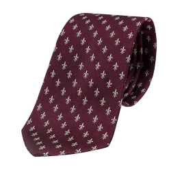 Homme Boutiques de musées Accessoires Homme-Cravate Fleurs de lys - Rouge