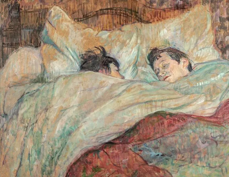 Online Boutiques de musées Dans le lit (détail), vers 1892 (affiches d'art encadrées)