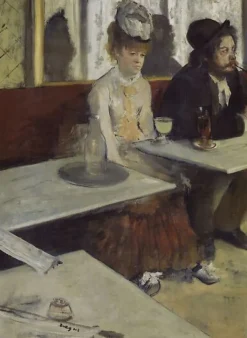 Boutiques de musées Affiches D'Art Encadrées|Affiches D'Art-Dans un café, dit aussi l'absinthe (affiches d'art encadrées)