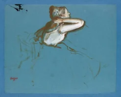 New Boutiques de musées Danseuse assise tournée vers la droite (panneaux aluminium)