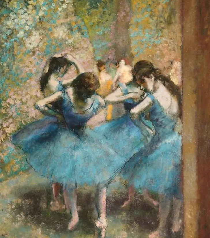 Boutiques de musées Toiles Sur Châssis|Panneaux Aluminium-Danseuses bleues (toiles sur châssis)