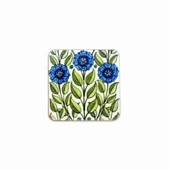 Sale Boutiques de musées Dessous de verre William De Morgan Fleurs bleues - V&A