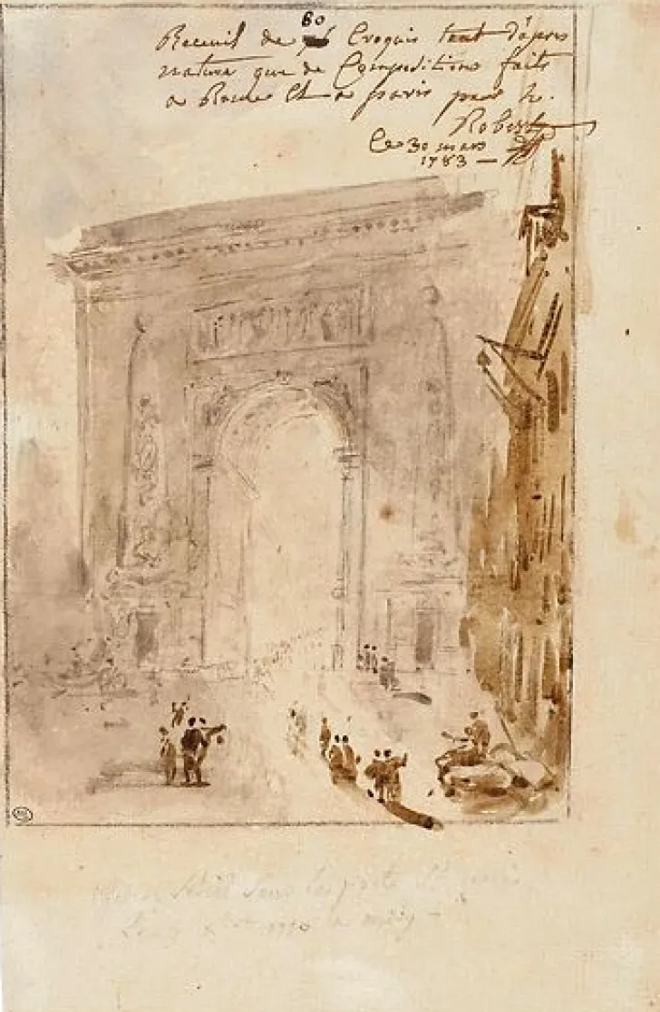 New Boutiques de musées Effet de soleil sur la porte Saint-Denis (panneaux aluminium)