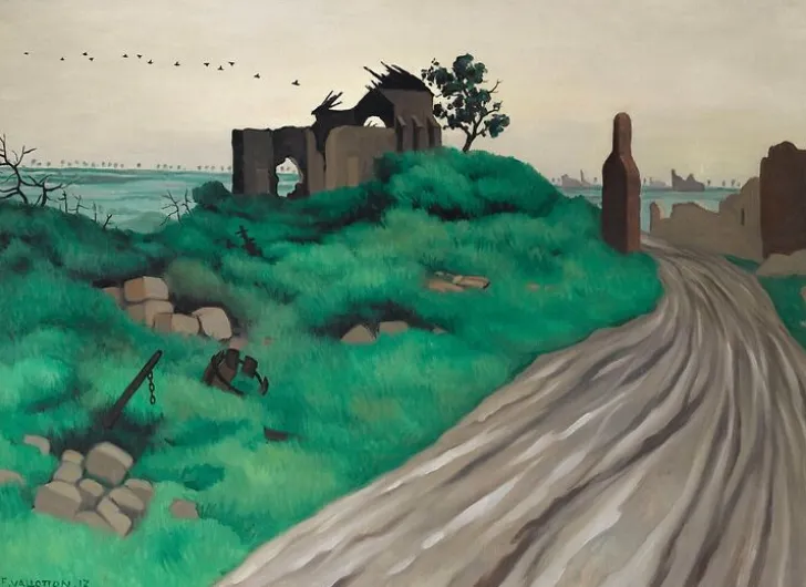 Hot Boutiques de musées Eglise des Hurlus en ruines (toiles encadrées)