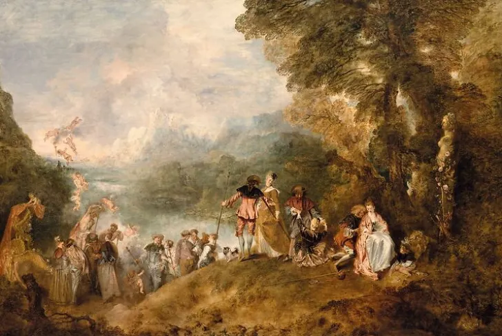 Outlet Boutiques de musées Embarquement pour Cythère (panneaux aluminium)