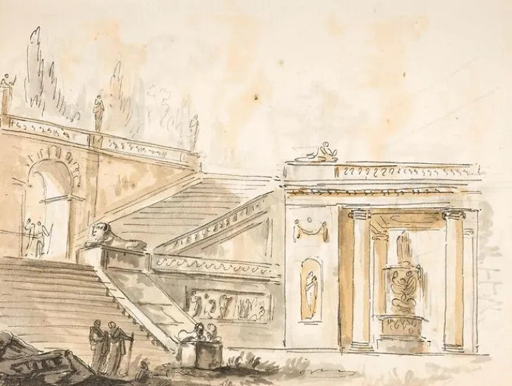 Boutiques de musées Panneaux Aluminium|Panneaux Acryliques-Escalier d'une villa (panneaux aluminium)