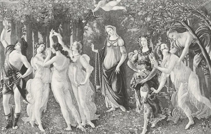 Boutiques de musées Chefs D'Œuvre Des Musées-Estampe Allégorie du printemps - Botticelli