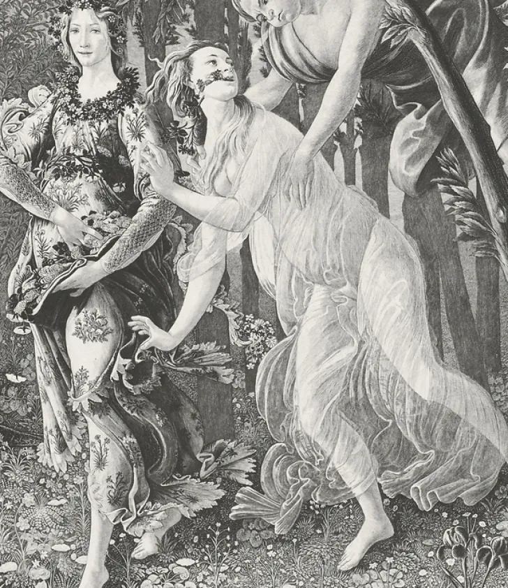 Boutiques de musées Chefs D'Œuvre Des Musées-Estampe Allégorie du printemps - Botticelli