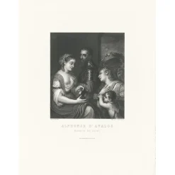 Boutiques de musées Chefs D'Œuvre Des Musées-Estampe Allégorie en l'honneur d'Alphonse d'Avalos, marquis de Guast - Titien