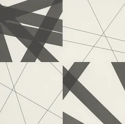 Boutiques de musées Créations Contemporaines-Estampe Bandes à part - François Morellet 2006