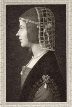 Boutiques de musées Estampe Béatrix d'Este - Léonard de Vinci
