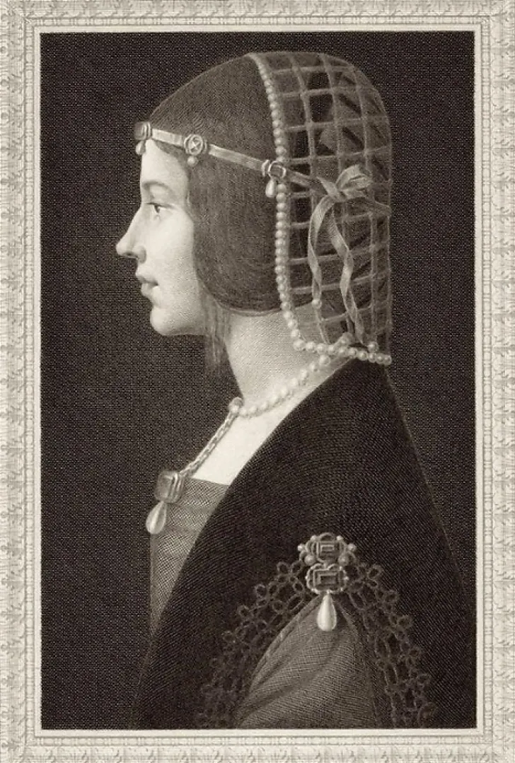 Boutiques de musées Estampe Béatrix d'Este - Léonard de Vinci