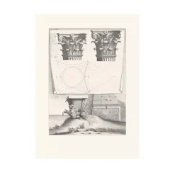 Hot Boutiques de musées Estampe Chapiteaux Corinthiens