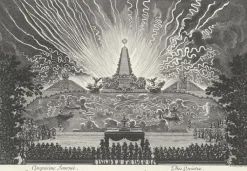 Discount Boutiques de musées Estampe Cinquième journée - Feu d'artifice sur le canal de Versailles - Jean Lepautre