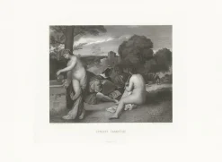Boutiques de musées Chefs D'Œuvre Des Musées-Estampe Concert Champêtre - Titien