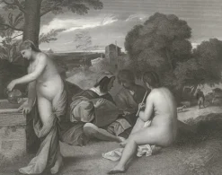 Boutiques de musées Chefs D'Œuvre Des Musées-Estampe Concert Champêtre - Titien