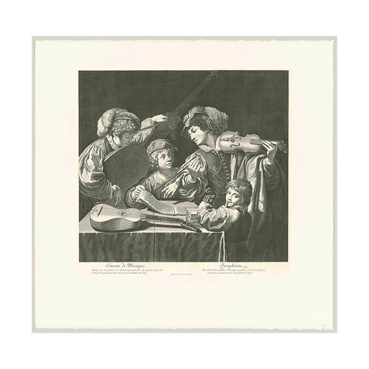 Clearance Boutiques de musées Estampe Concert de musique