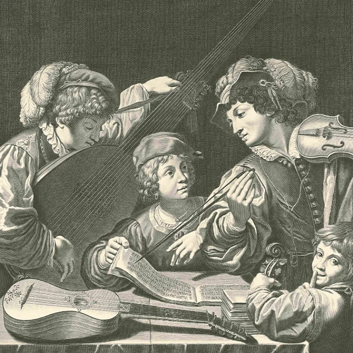 Clearance Boutiques de musées Estampe Concert de musique