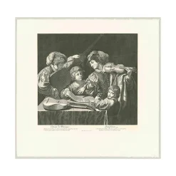 Clearance Boutiques de musées Estampe Concert de musique