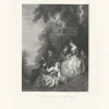 Sale Boutiques de musées Estampe Conversation galante dans un parc - Jean-Baptiste-Joseph Pater