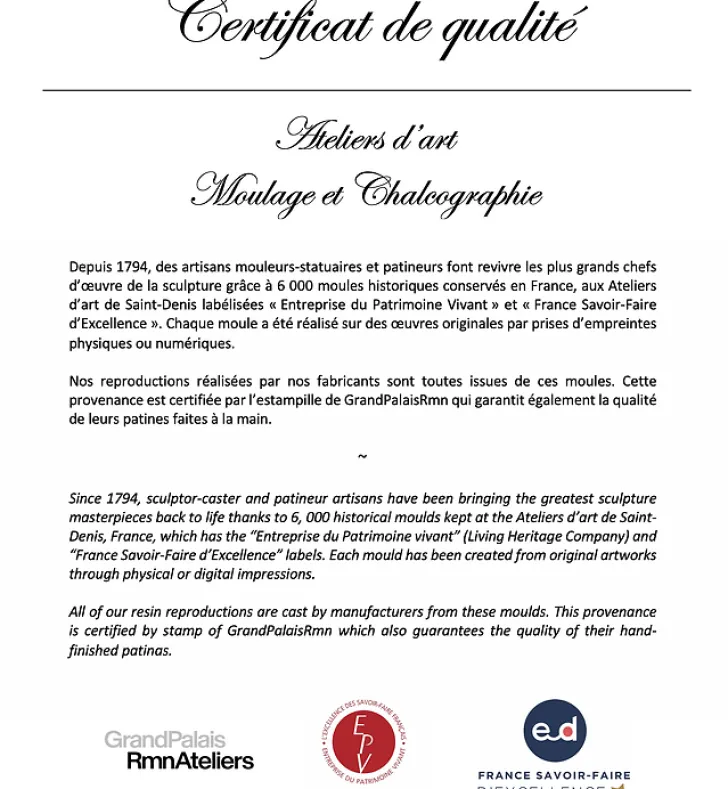 Outlet Boutiques de musées Estampe Deux têtes de perroquets et deux têtes d'hommes