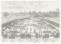 Boutiques de musées Personnages Et Évènements Historiques-Estampe Défilé des cinq quadrilles dans la lice - Israël Silvestre