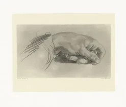 Hot Boutiques de musées Estampe Etude de main - Alphonse Alexandre Leroy