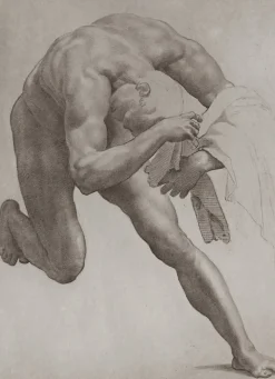 Best Boutiques de musées Estampe Etude d'homme nu - Da Volterra