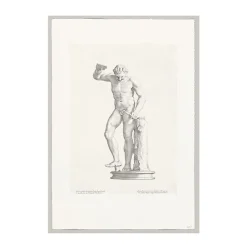 Outlet Boutiques de musées Estampe Faune tenant une flûte de Pan